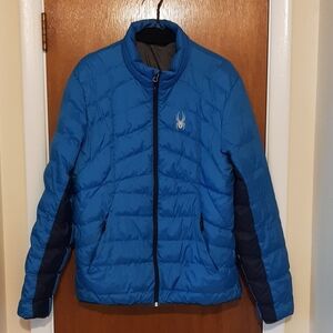Spyder Men's Blue Insulated Jacket